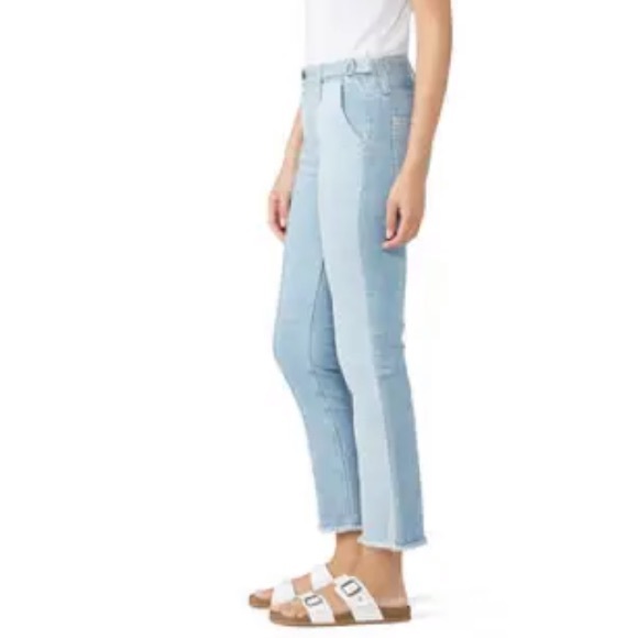 AG Adriano Goldschmied Isabelle two-tone paneled Jeans - Picture 6 of 8